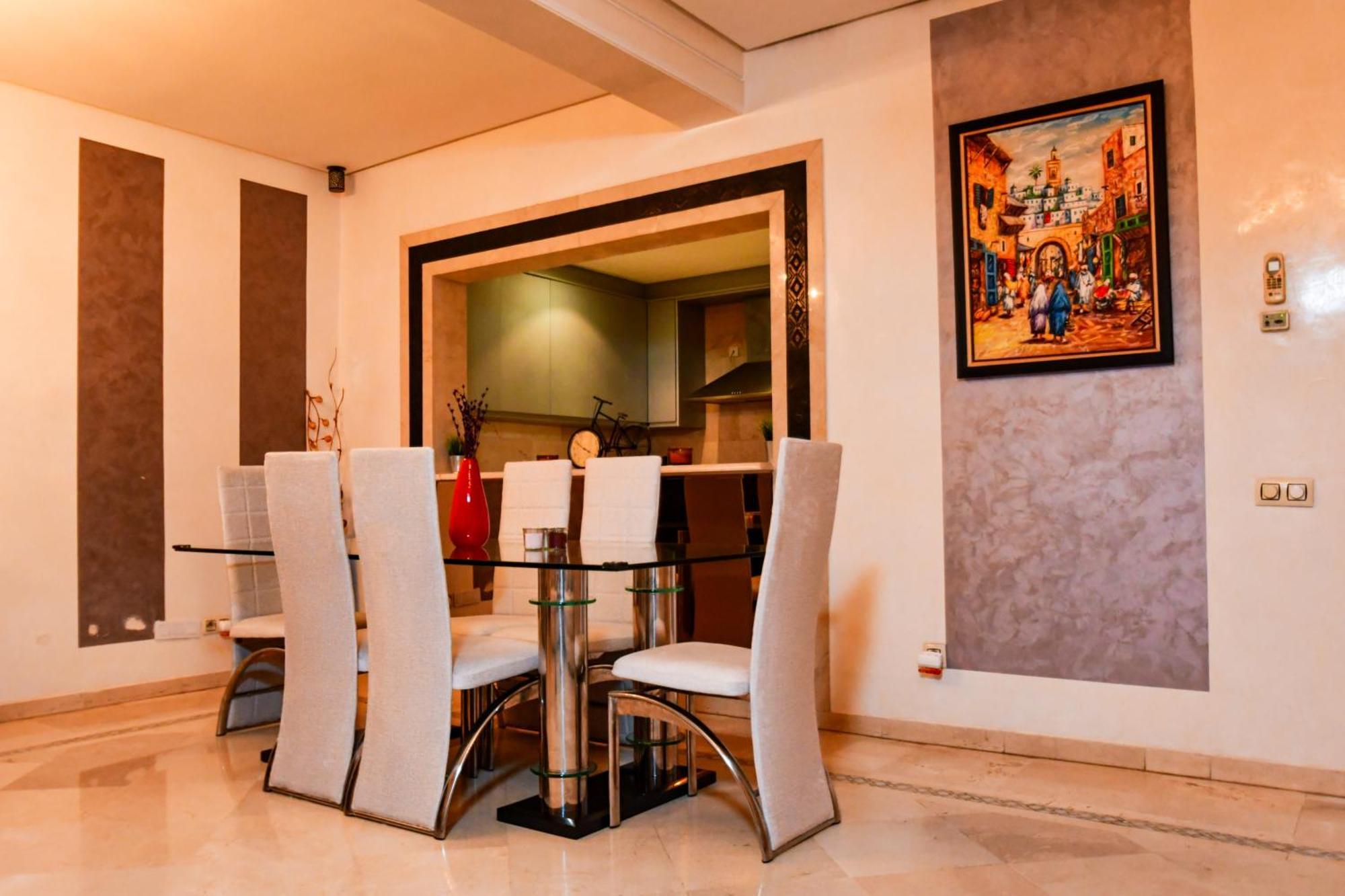Appartement Haut Standing Gueliz Plaza Marrákes Kültér fotó