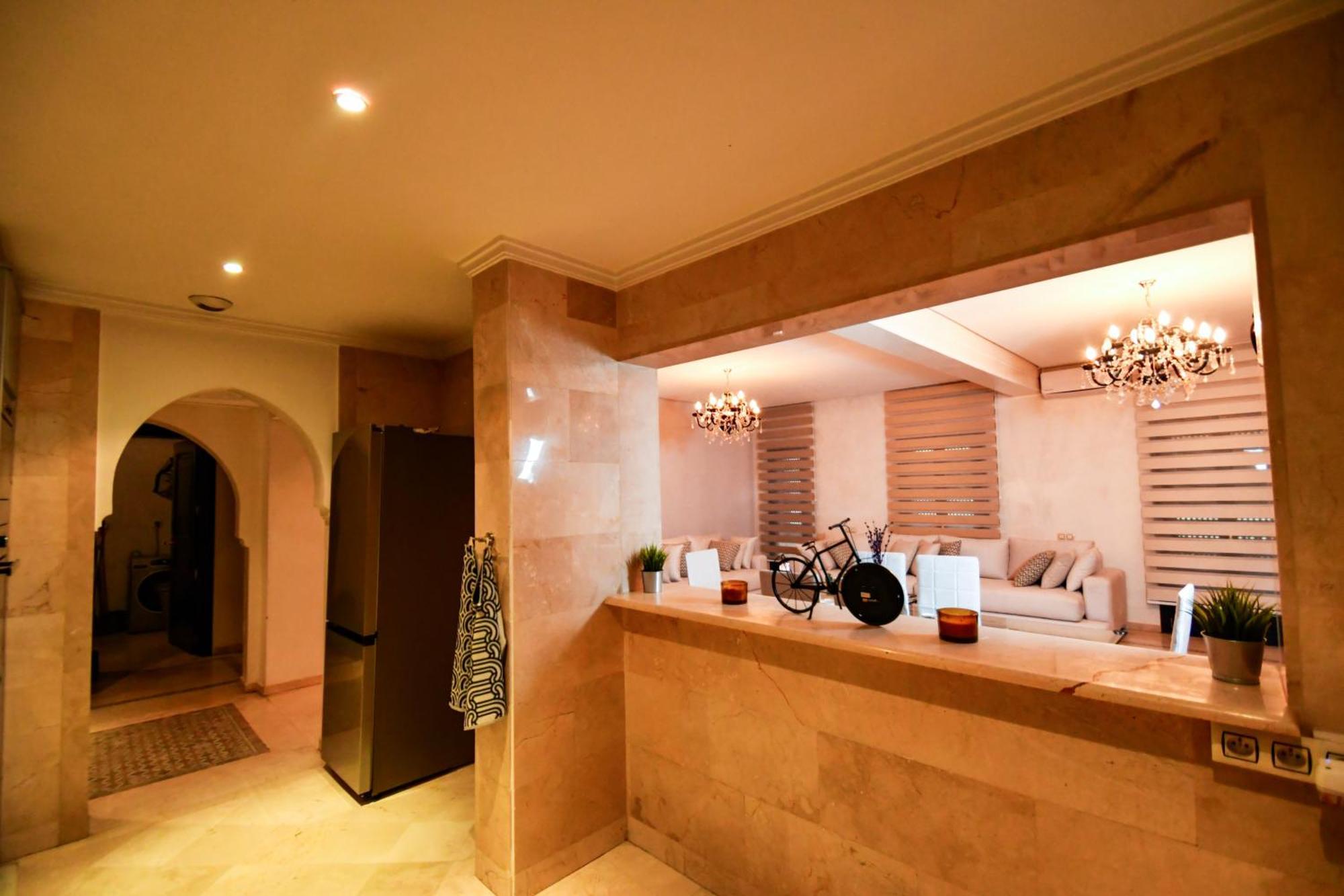 Appartement Haut Standing Gueliz Plaza Marrákes Kültér fotó