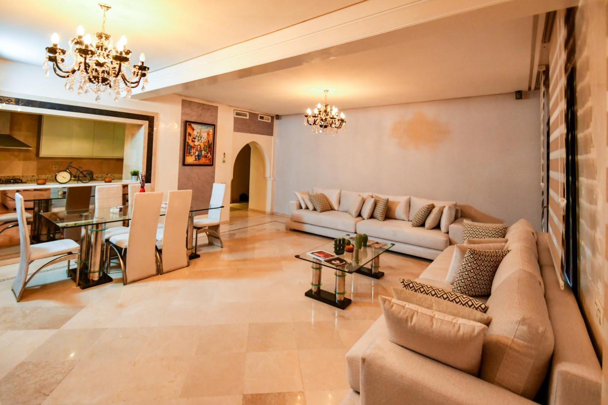 Appartement Haut Standing Gueliz Plaza Marrákes Kültér fotó