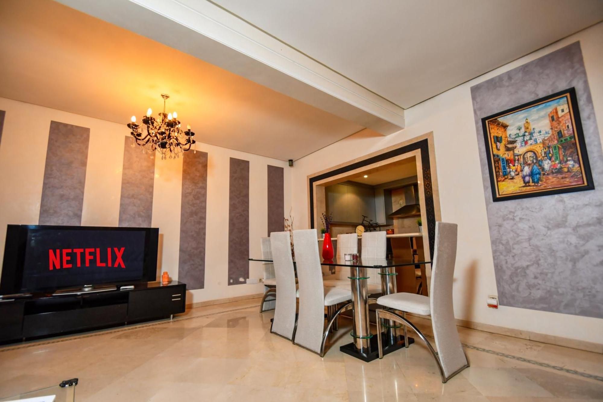Appartement Haut Standing Gueliz Plaza Marrákes Kültér fotó