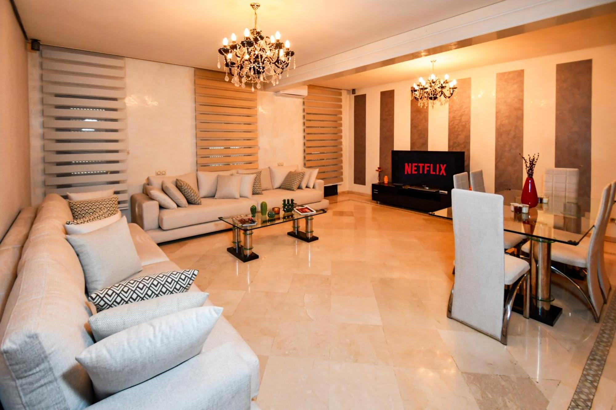 Appartement Haut Standing Gueliz Plaza Marrákes Kültér fotó